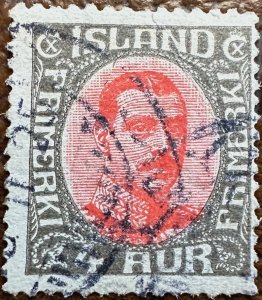 Iceland 1920-22 Sc.110 Used