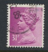 GB QE II Machin - SG X981   Used  31p Harrison phosphorised paper 