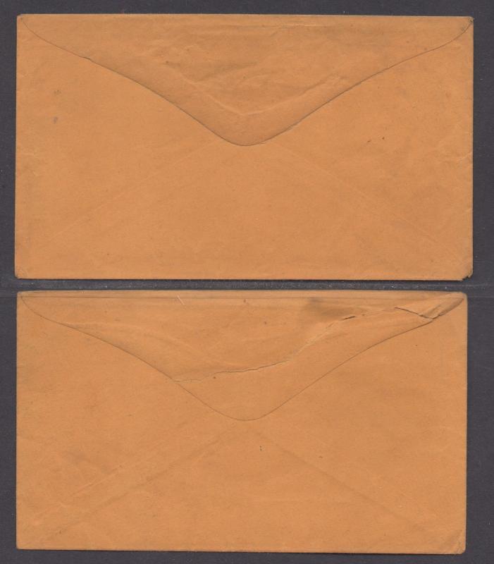 **US 19th Century Covers Scott #136, San Marino, VA, DPO, Lot of 2 Covers