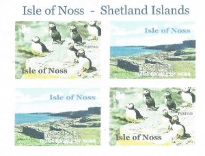 NOSS - 2014 - Local Sights, Corrected - Imperf 4v Sheet - M N H  - Private Issue