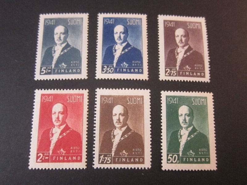 Finland 1941 Sc 233-38 set MH