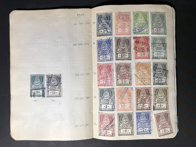 Argentina Revenue Stamps Mint/Used 1891-1932 (1600 Stamps)