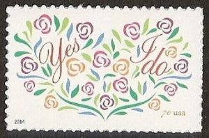 US 4881 Yes I Do 70c single MNH 2014