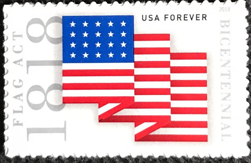 US #5284 MNH Single (.50) Flag Act of 1818 SCV $1.10