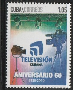Cuba 2010 Television 60th anniv Sc 5179 MNH A3469