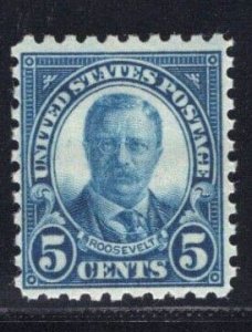 MOMEN: US STAMPS #586 5c MINT OG H LOT #78386-6