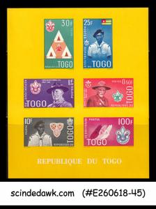 TOGO - 1961 BOY SCOUT MOVEMENT - MIN. SHEET - MINT NH IMPERF