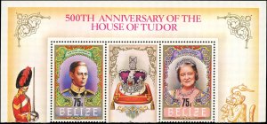 BELIZE Sc 734-35 VF+/MNH - 1984 75c King George VI & Elizabeth - Fresh