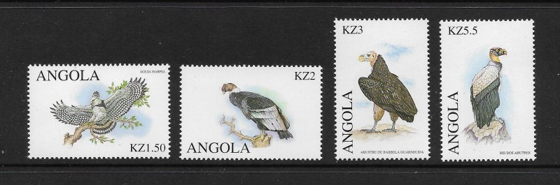 BIRDS - ANGOLA #1138-41  MNH