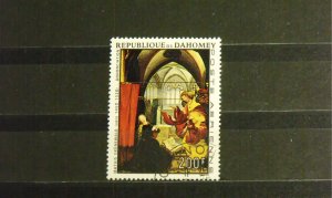 9084   Dahomey   Used # C66   Christmas 1967    CV$ 2.00