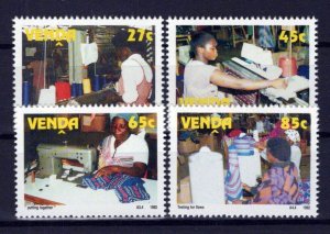 South Africa Venda 237-240 MNH Clothing Factory Industry ZAYIX 0424S0074M