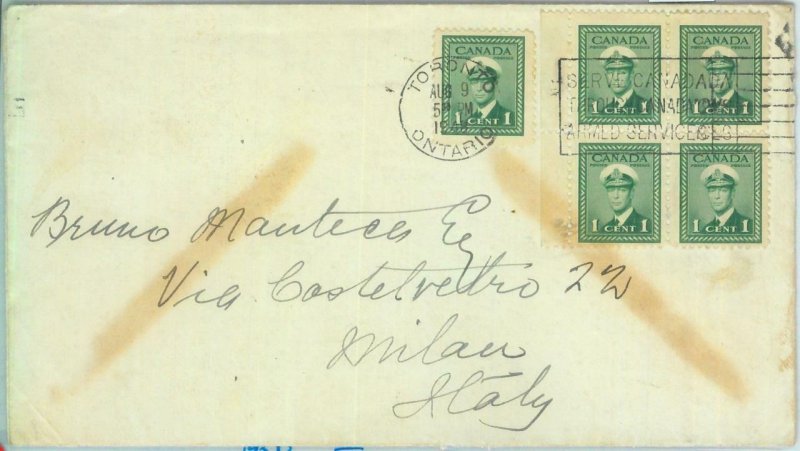 86297 - CANADA - POSTAL HISTORY - PROPAGANDA Postmark on COVER 1948 - Military