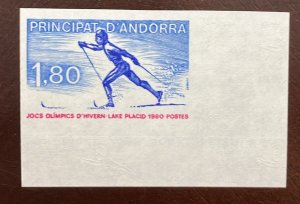 P) 1980 ANDORRA FR, PROOF WINTER OLYMPIC IN LAKE PLACID, XF