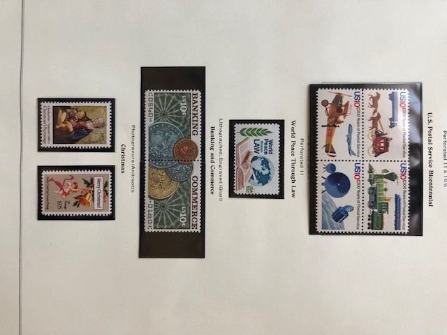 United States 1946 thru 1976 Singles Blocks Coils 67 Pages In Mounts
