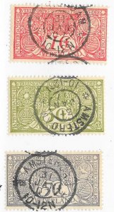 Netherlands  #B1-B3 Light,Water, Air & Food (CTO) CV $3.00