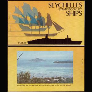 SEYCHELLES 1981 - Scott# 467B Booklet-Ships NH