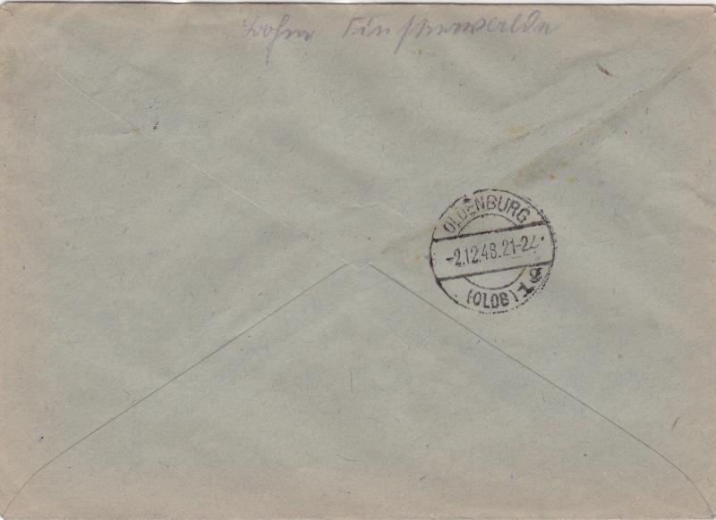 Germany Soviet Zone 1948 Finsterwalde to Hollen  stamps cover  R20720