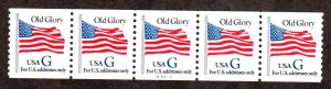 USA Scott # 2890 MNH Plate # strip of 5 (A5417), CV = $ 4.00  Lot 230709