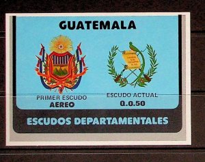 GUATEMALA Sc C714 NH SOUVENIR SHEET OF 1979 - ARMS