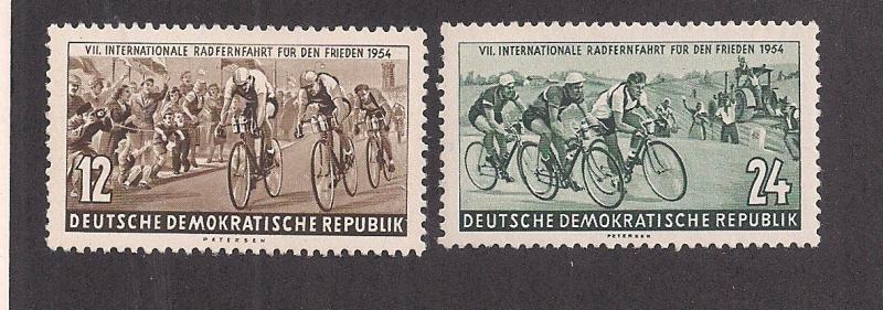 GERMANY - DDR SC# 208-9 VF MNH 1954