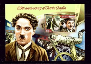 Maldive Is 3121 MNH 2014 Charlie Chaplin S/S