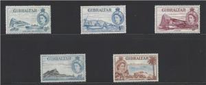 VEGAS 1953 Gibraltar Complete Set Sc# 132-145 All MH, OG Excellent Condition