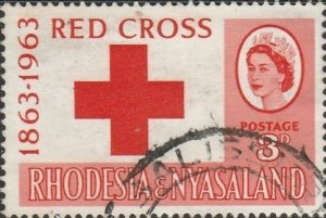 Rhodesia & Nyasaland, #188 Used From 1963