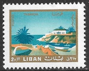 LEBANON 1966 2.50p Tabarja Pictorial Sc 445 MNH