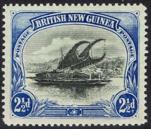 PAPUA 1901 LAKATOI BRITISH NEW GUINEA 2½D HORIZONTAL WMK