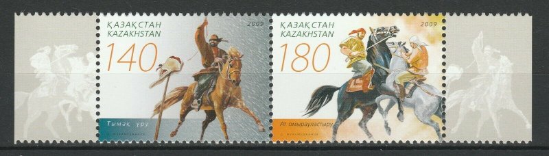 Kazakhstan 2009 Horses 2 MNH stamps