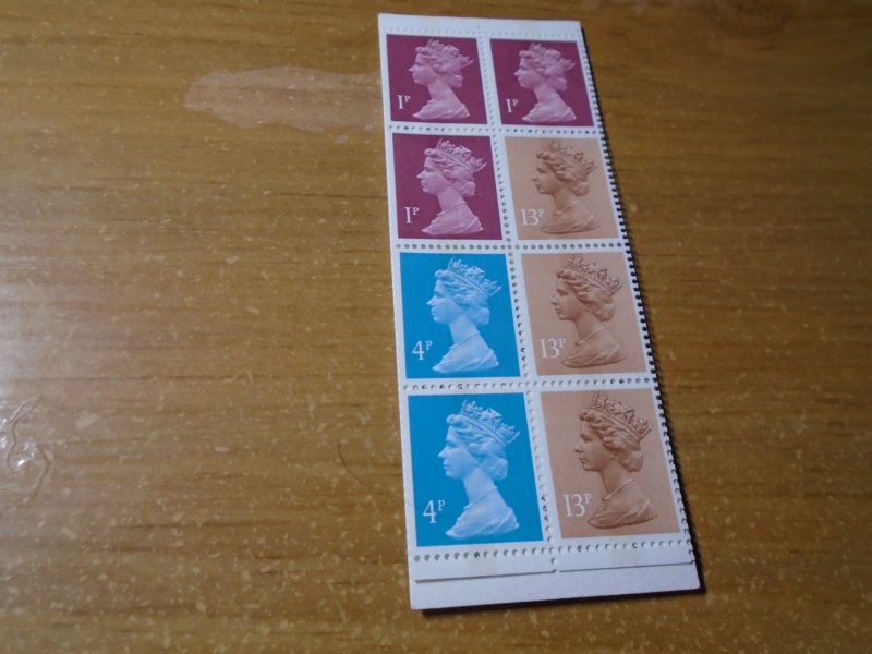 Great Britain  #  MH83c  MNH  BK 240 complete booklet