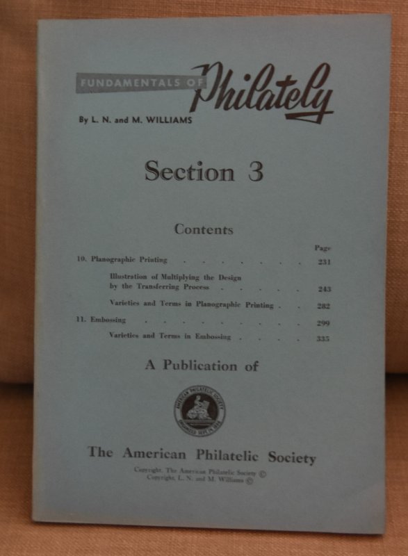 Doyle's_Stamps: APS Fundamentals of Philately, 3rd Ed., Williams @ 1963/65