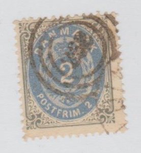 Denmark Scott #16 Stamp - Used Single