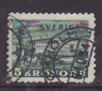 Sweden-Sc#229- id8-used 5k Royal palace-1931-