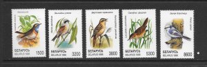 BIRDS - BELARUS #243-7 (SINGLES) MNH