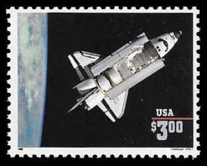 PCBstamps  US #2544b $3.00 Shuttle, Priority Mail, MNH, (8)