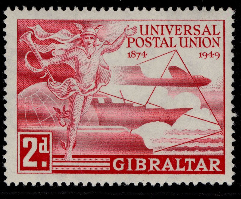 GIBRALTAR GVI SG137, 3d deep blue, NH MINT.