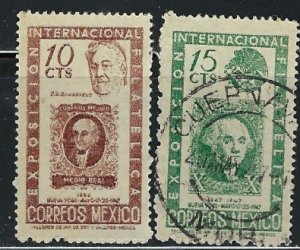 Mexico 826-27 Used 1947 issues (an4893)