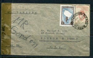 Argentina 1944 Cover to USA WWII Censored #7091 a2935b