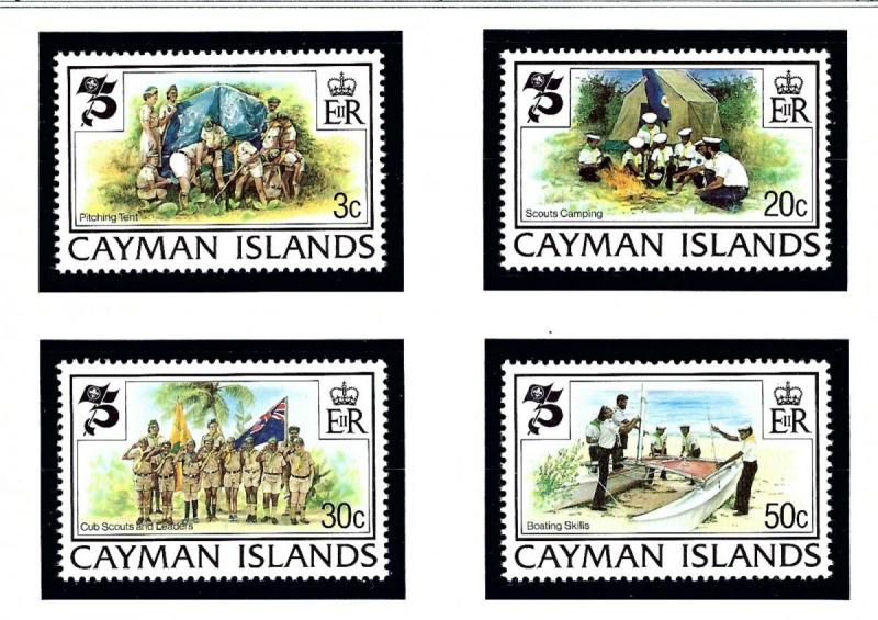 Cayman Is 490 93 MNH 1982 Boy Scouts