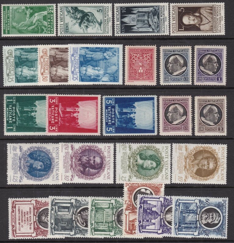 VATICAN ^^^^^sc# 43/168/E14  MNH/MH   collection    $$@ lar 1627vat