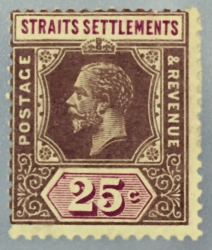 Malaya Straits Settlements KGV 1914 25c MCCA MH SG#205b M3109