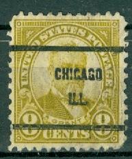 USA - Scott 640 w/ Precancel