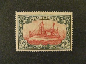  Kiautschou #42 mint hinged  a22.6 3400 
