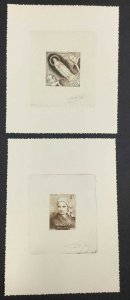 MOMEN: MONACO SC #412-422 SET OF 11 LOURDES 1958 SHEETS PROOFS SIGNED LOT #63467
