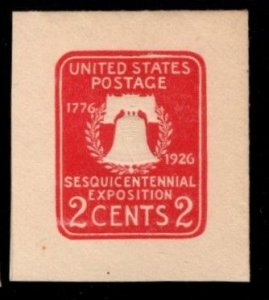 #U522a Liberty Bell Cut Square (Die 2) - Mint