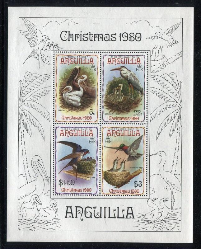 Anguilla 401a, MNH, Birds, Christmas 1980.  x29024