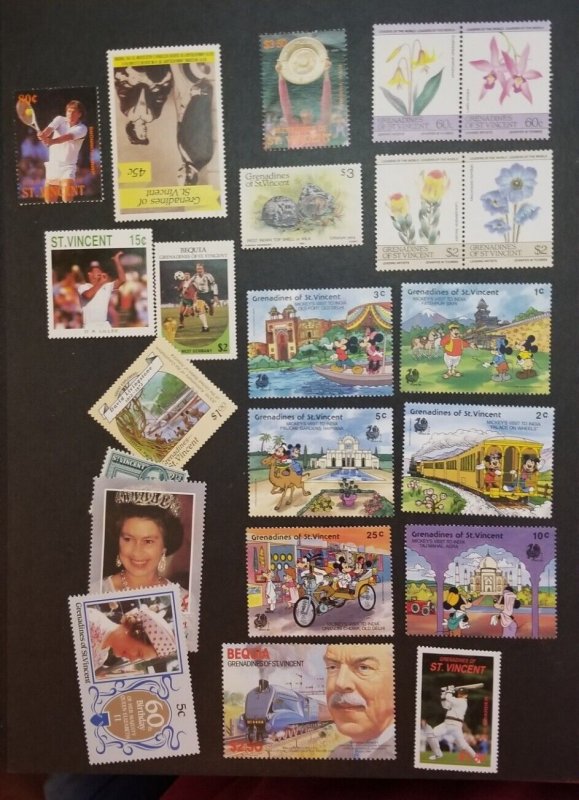 St Vincent Stamp Lot MINT MNH OG Unused T1293