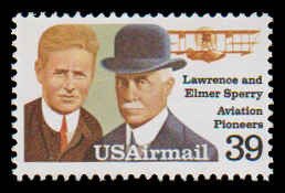 PCBstamps   US C114 39c Lawrence and Elmer Sperry,MNH, (14)