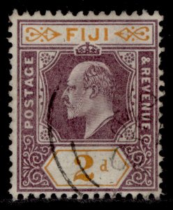 FIJI EDVII SG106, 2d dull purple & orange, FINE USED.